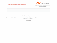 Tablet Screenshot of essaywritingserviceonline.com